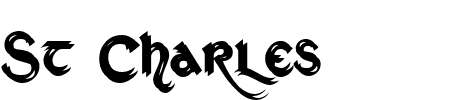 St Charles Ornate Schriftart