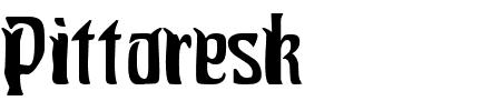 Schriftart Pittoresk: Mehr Infos & Vorschau Generator TTF: Pittoresk Schriftart