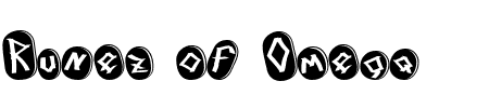 Schriftart Runez of Omega: Mehr Infos & Vorschau Generator TTF: Runez of Omega Schriftart
