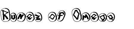 Runez of Omega Three Schriftart