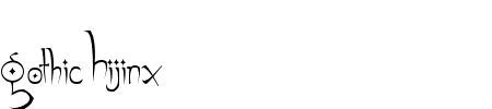 Schriftart Gothic Hijinx: Mehr Infos & Vorschau Generator TTF: Gothic Hijinx Schriftart