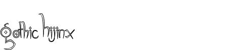 Schriftart Gothic Hijinx Hollow: Mehr Infos & Vorschau Generator TTF: Gothic Hijinx Hollow Schriftart