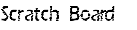 Schriftart Scratch Board: Mehr Infos & Vorschau Generator TTF: Scratch Board Schriftart