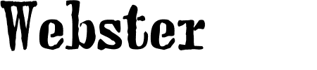 Schriftart Webster: Mehr Infos & Vorschau Generator TTF: Webster Schriftart