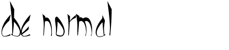 Schriftart CBE Normal: Mehr Infos & Vorschau Generator TTF: CBE Normal Schriftart