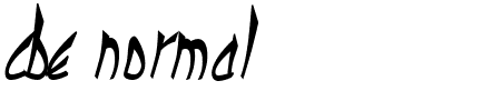 CBE Normal Bold Italic Schriftart