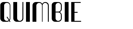 Schriftart Quimbie: Mehr Infos & Zeichen Übersicht TTF: Quimbie Schriftart