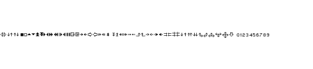 Schriftart MiniStrzalki: Mehr Infos & Vorschau Generator TTF: MiniStrzalki Schriftart
