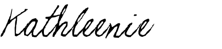 TTF: Kathleenie Schriftart