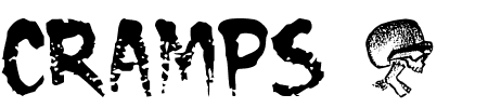 Schriftart Cramps: Mehr Infos & Vorschau Generator TTF: Cramps Schriftart
