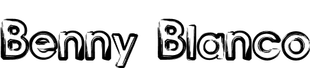 TTF: Benny Blanco Font