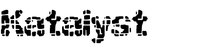Schriftart Katalyst inactive: Mehr Infos & Vorschau Generator TTF: Katalyst inactive Schriftart