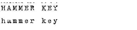 TTF: Hammer Key Schriftart