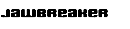 Jawbreaker Hard BRK Schriftart