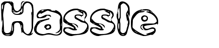 TTF: Hassle BRK Schriftart