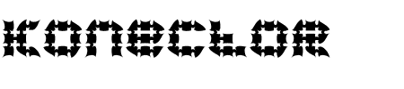 Konector Eerie (BRK) Schriftart