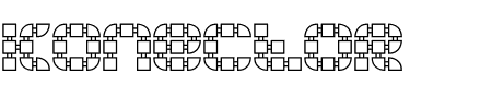 Konector O1 (BRK) Schriftart