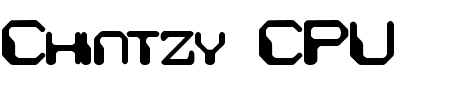 Chintzy CPU BRK Schriftart