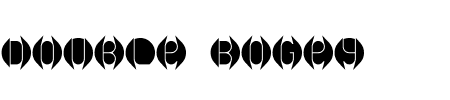 TTF: Double Bogey Layer BRK Schriftart