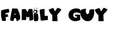 TTF: Family Guy Schriftart