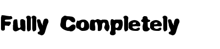 Schriftart Fully Completely BRK: Mehr Infos & Vorschau Generator TTF: Fully Completely BRK Schriftart