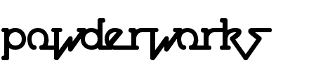 TTF: Powderworks BRK Schriftart