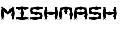 Mishmash ALT1 BRK Schriftart