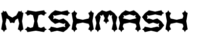 Mishmash ALT2 BRK Schriftart
