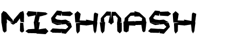 Mishmash 4x4i BRK Schriftart