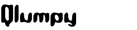 Schriftart Qlumpy BRK: Mehr Infos & Vorschau Generator TTF: Qlumpy BRK Schriftart