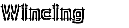 TTF: Wincing BRK Font