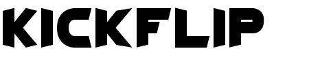 TTF: Kickflip BRK Schriftart