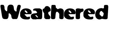 Weathered Solid BRK Schriftart
