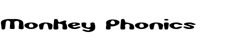 TTF: Monkey Phonics BRK Schriftart