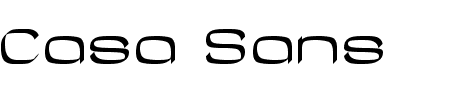 Font Casa Sans: Mehr Infos & Zeichen Übersicht TTF: Casa Sans Font