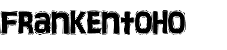 Schrift Frankentoho: Mehr Infos & Zeichen Übersicht TTF: Frankentoho Schrift