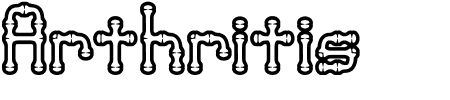 TTF: Arthritis BRK Font