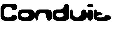 TTF: Conduit BRK Schriftart