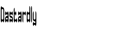 Schriftart Dastardly BRK: Mehr Infos & Vorschau Generator TTF: Dastardly BRK Schriftart