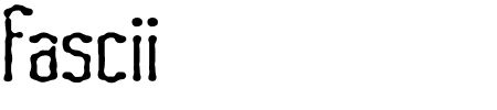 Fascii Smudge BRK Schriftart
