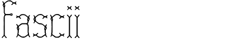 Fascii Twigs BRK Schriftart