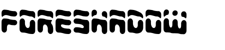 Foreshadow BRK Schriftart