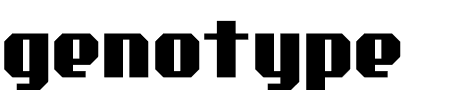 Schriftart genotype BRK: Mehr Infos & Vorschau Generator TTF: genotype BRK Schriftart