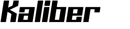 Schriftart Kaliber BRK: Mehr Infos & Vorschau Generator TTF: Kaliber BRK Schriftart