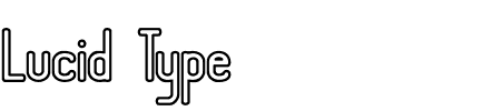 Schriftart Lucid Type Outline BRK: Mehr Infos & Vorschau Generator TTF: Lucid Type Outline BRK Schriftart