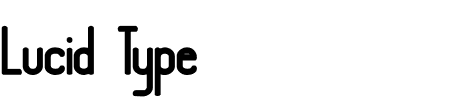 Lucid Type A BRK Schriftart