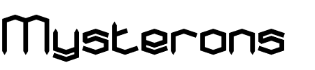 Schriftart Mysterons BRK: Mehr Infos & Vorschau Generator TTF: Mysterons BRK Schriftart