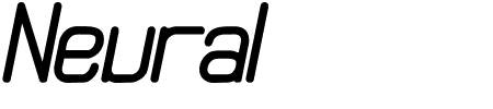 Schriftart Neural BRK: Mehr Infos & Vorschau Generator TTF: Neural BRK Schriftart