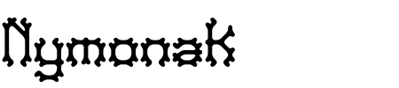 TTF: Nymonak BRK Schriftart