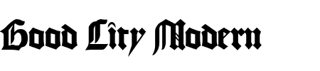 Schriftart GoodCity: Mehr Infos & Vorschau Generator TTF: GoodCity Schriftart